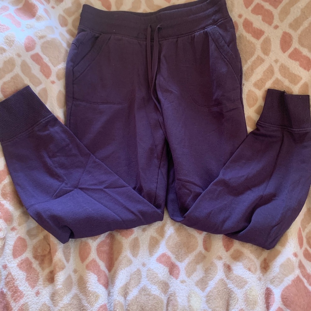 Athletic Works Purple Jogger Pants